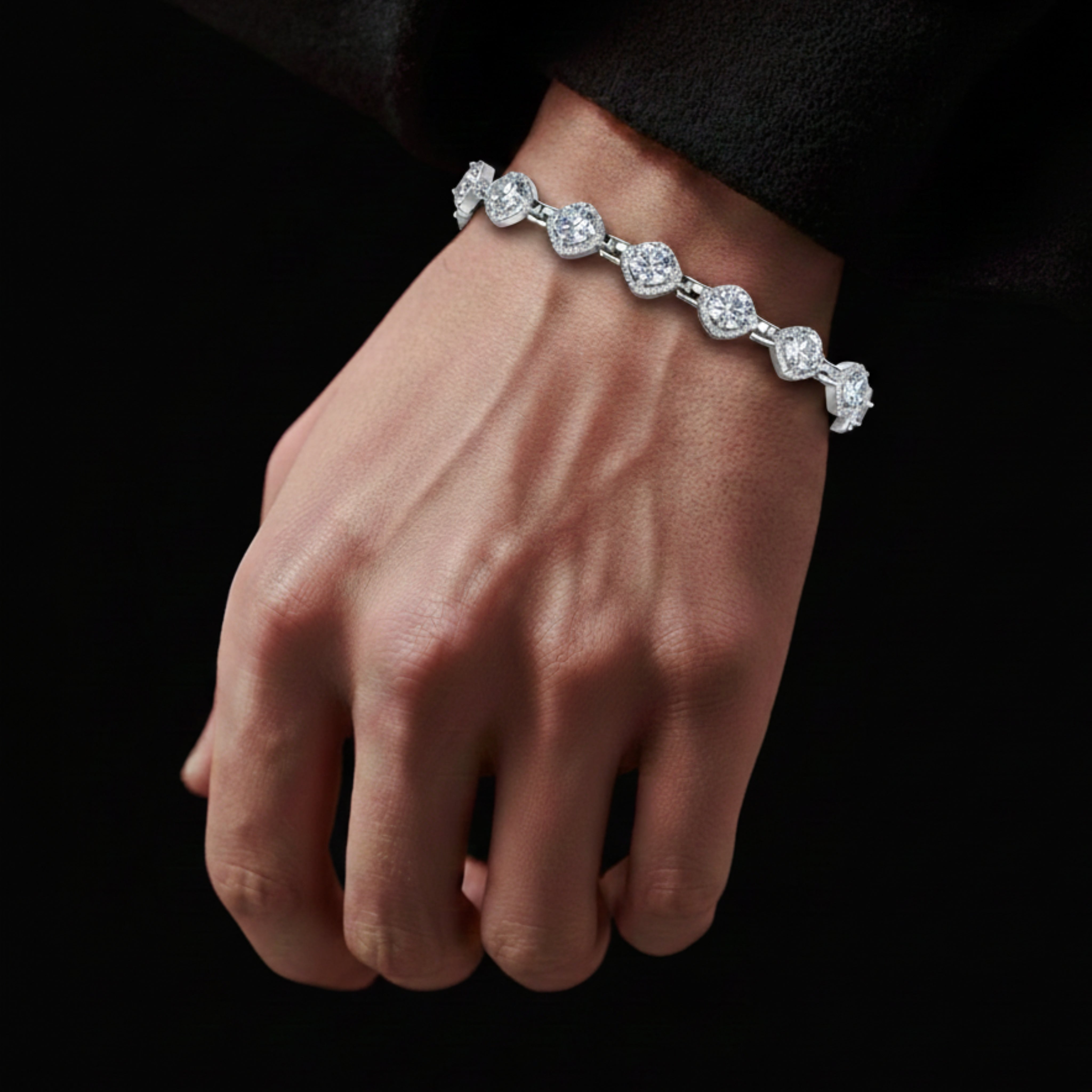 Crystal Halo Bracelet