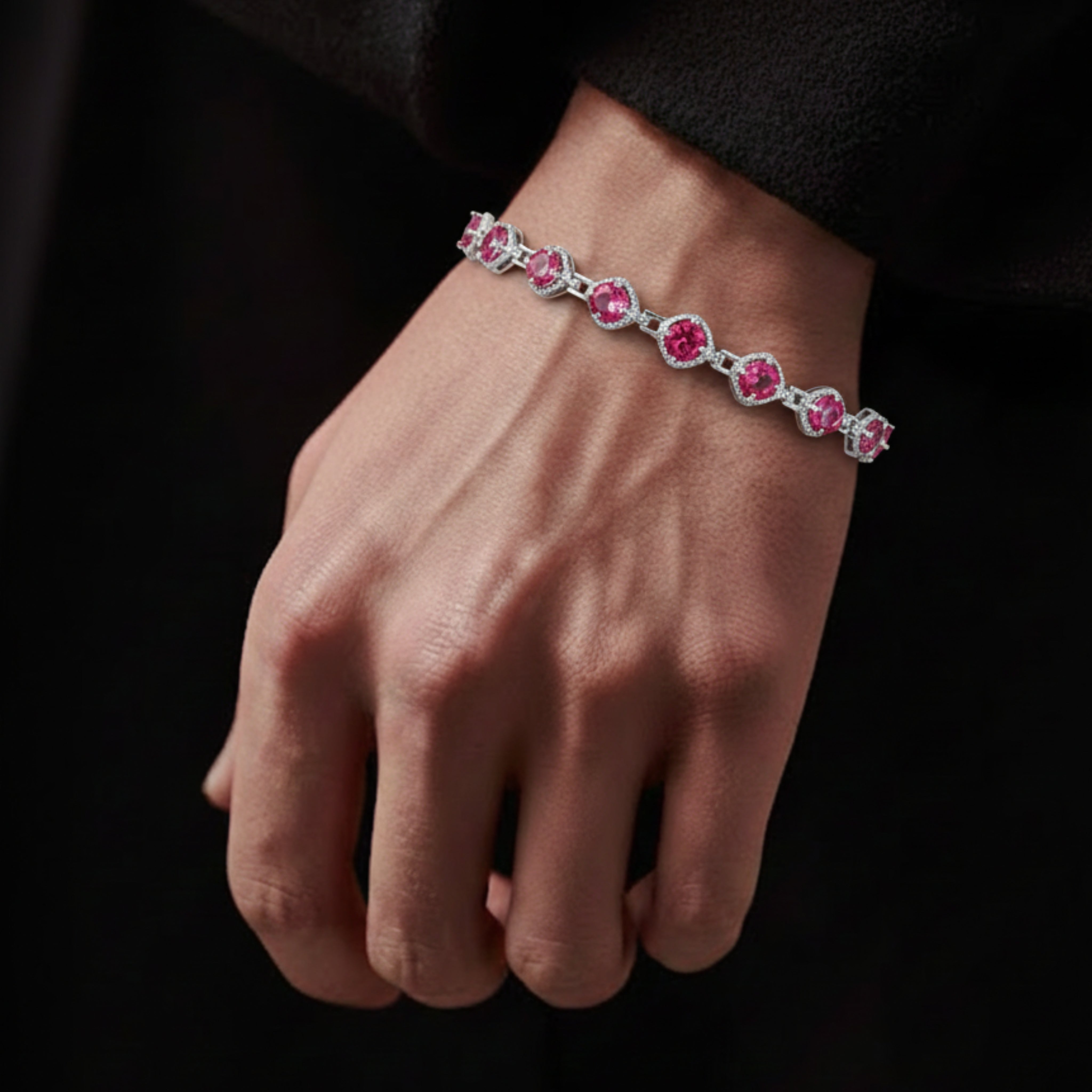 Crystal Halo Bracelet