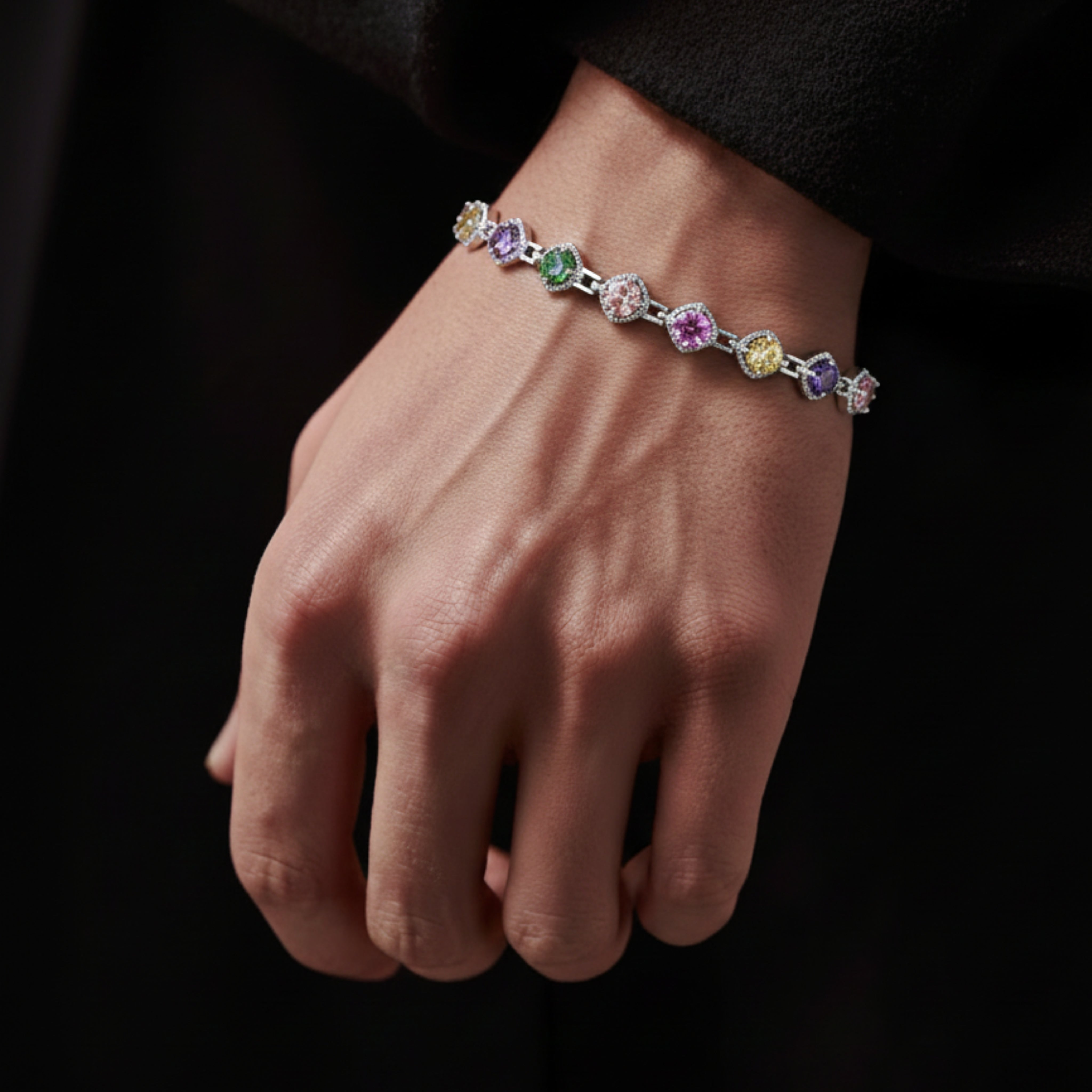 Crystal Halo Bracelet