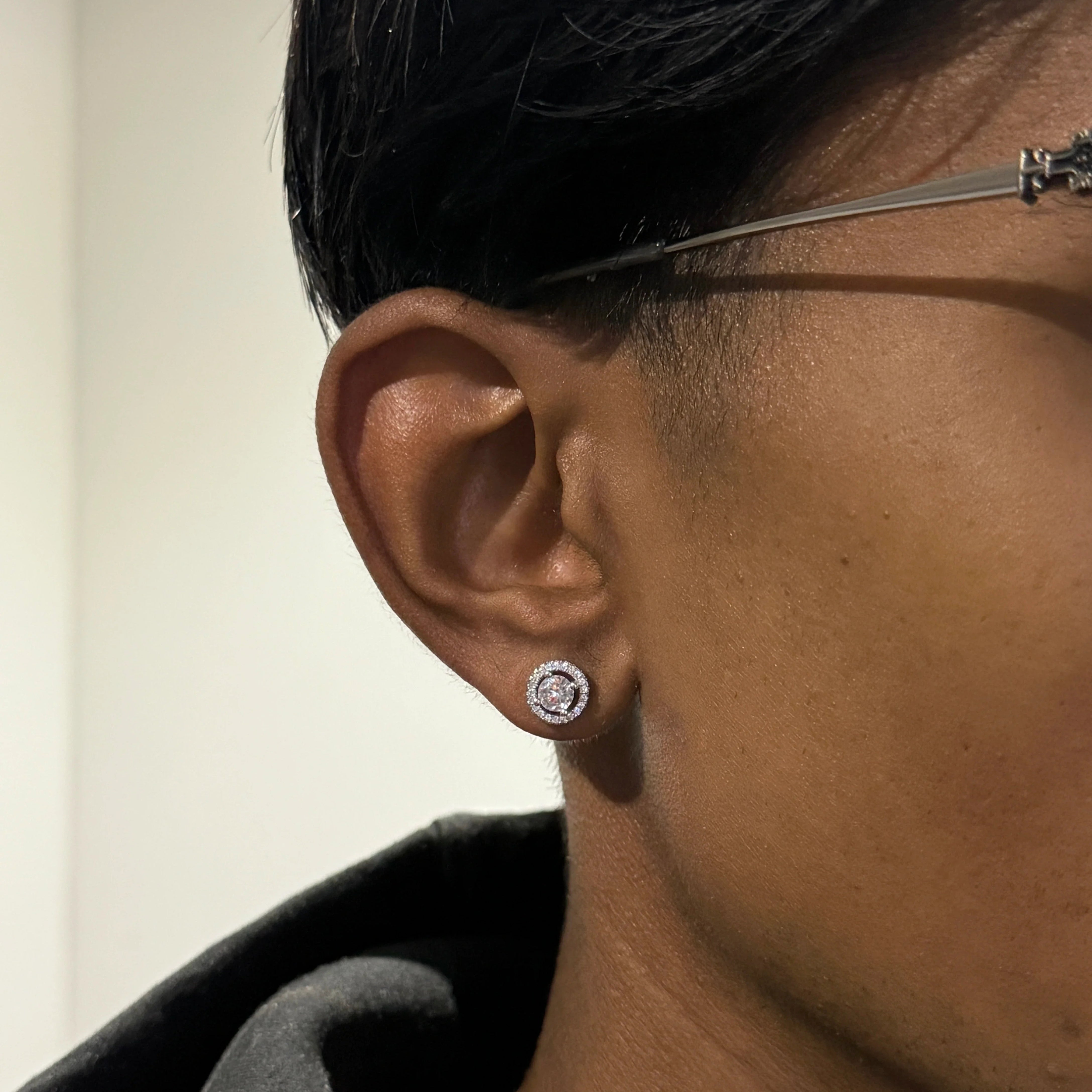Halo Stud Earrings
