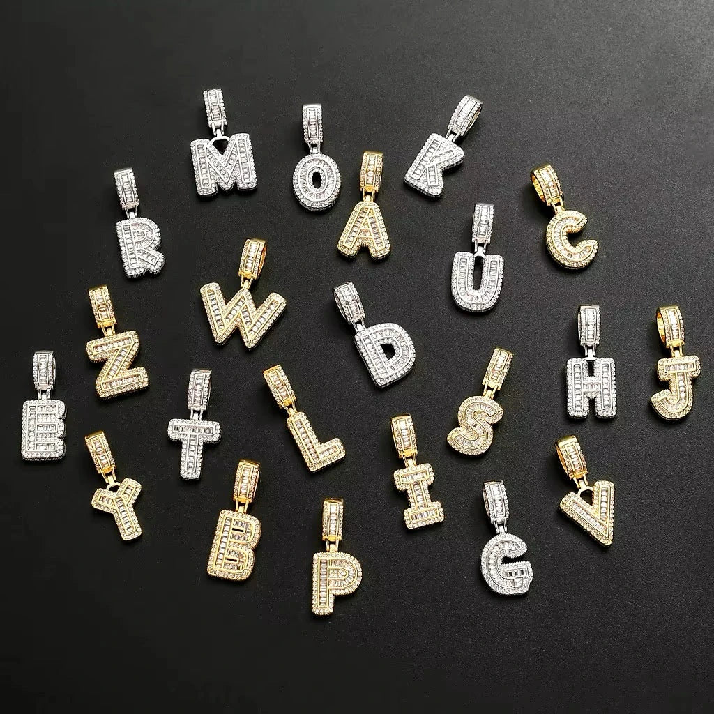 CUSTOM LETTER NECKLACE THICK STYLE