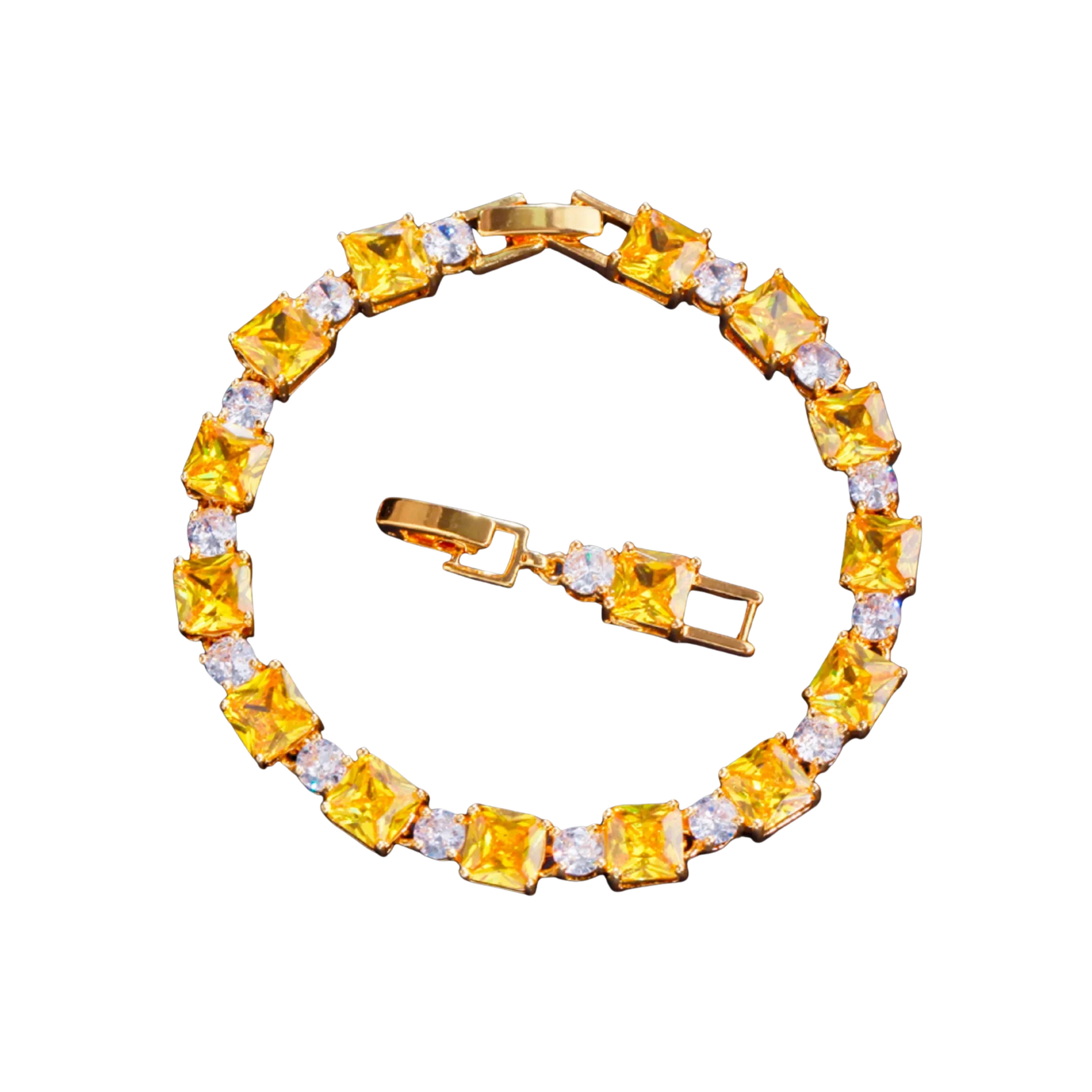 Square Ice Tennis Bracelet