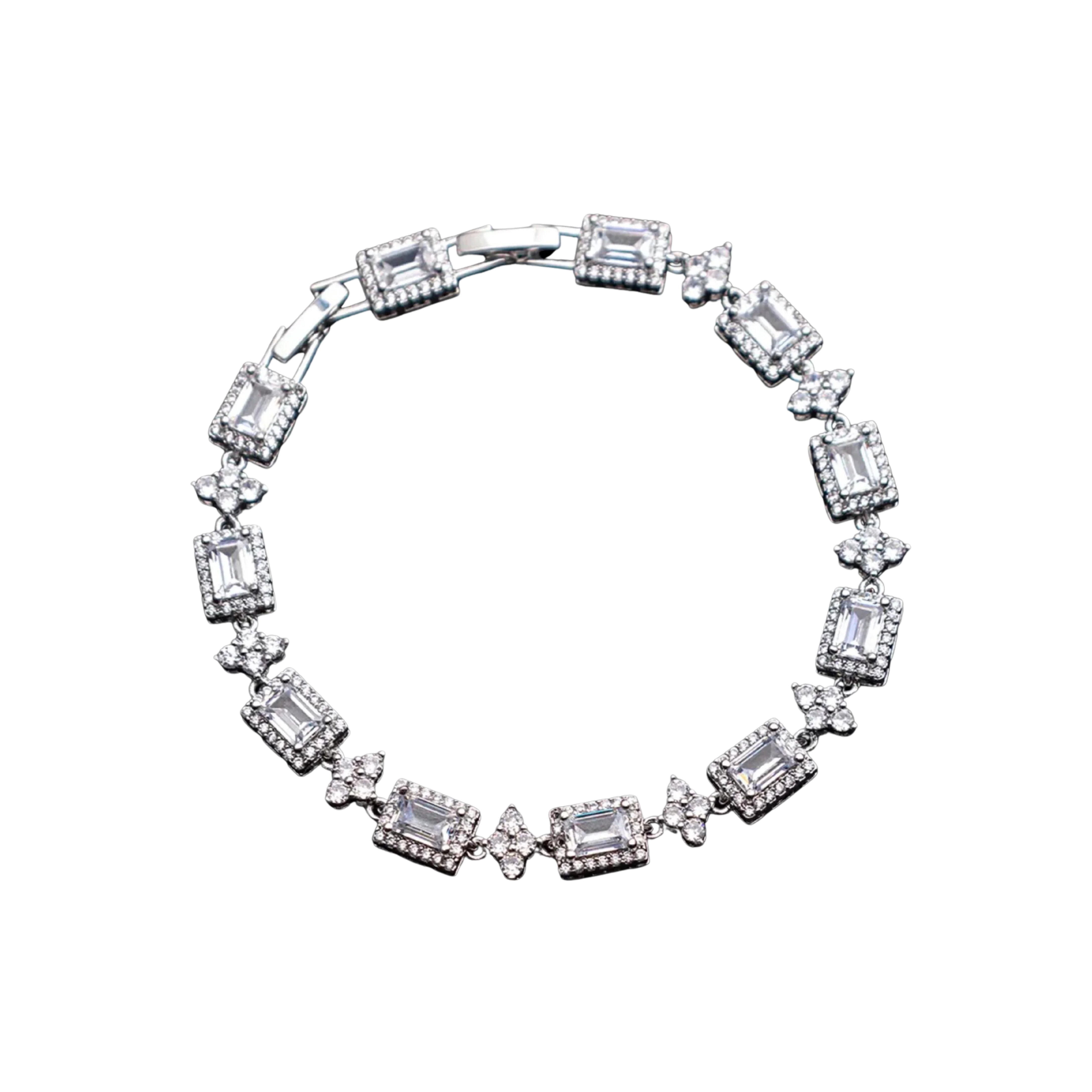 Emerald Cut Tennis Bracelet