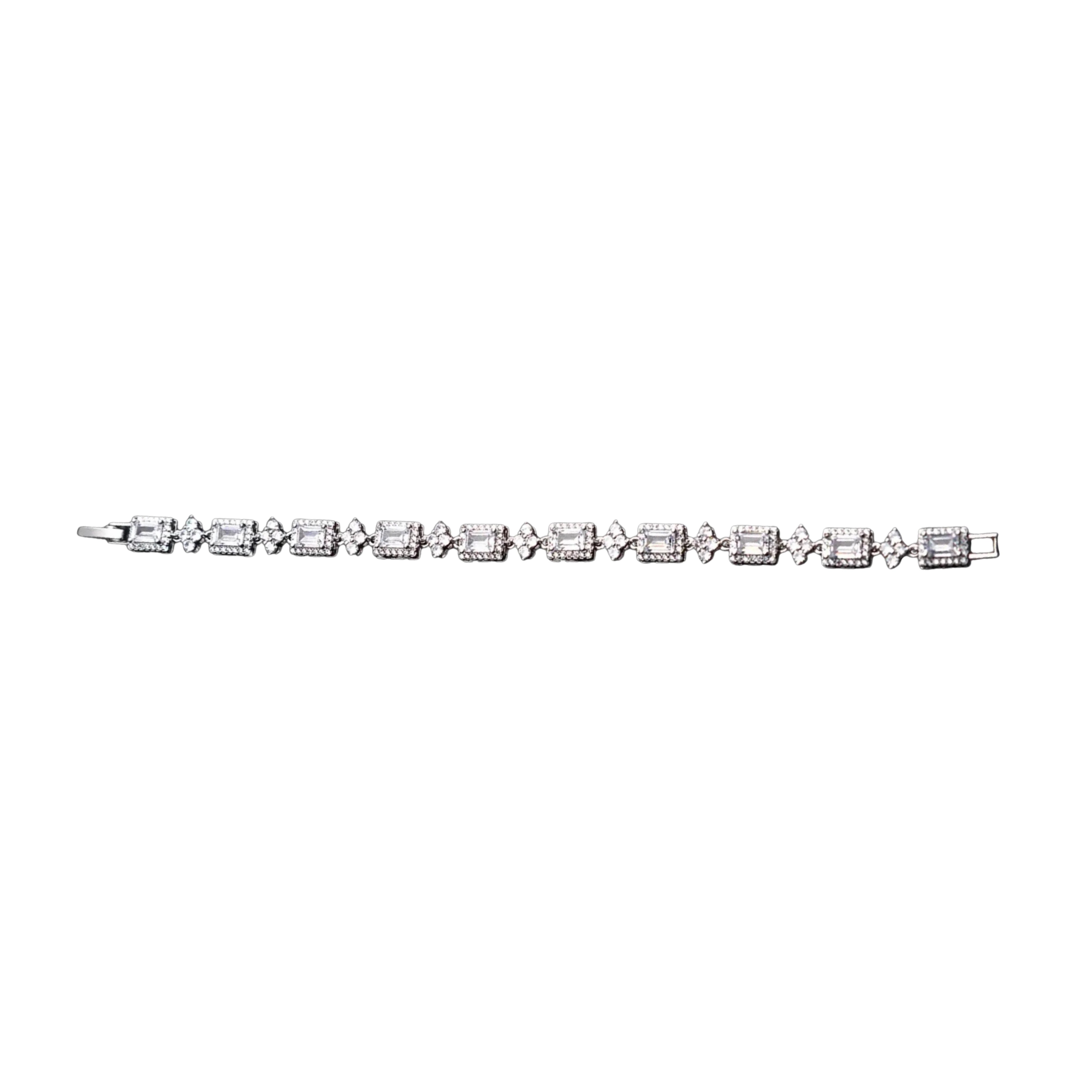 Emerald Cut Tennis Bracelet