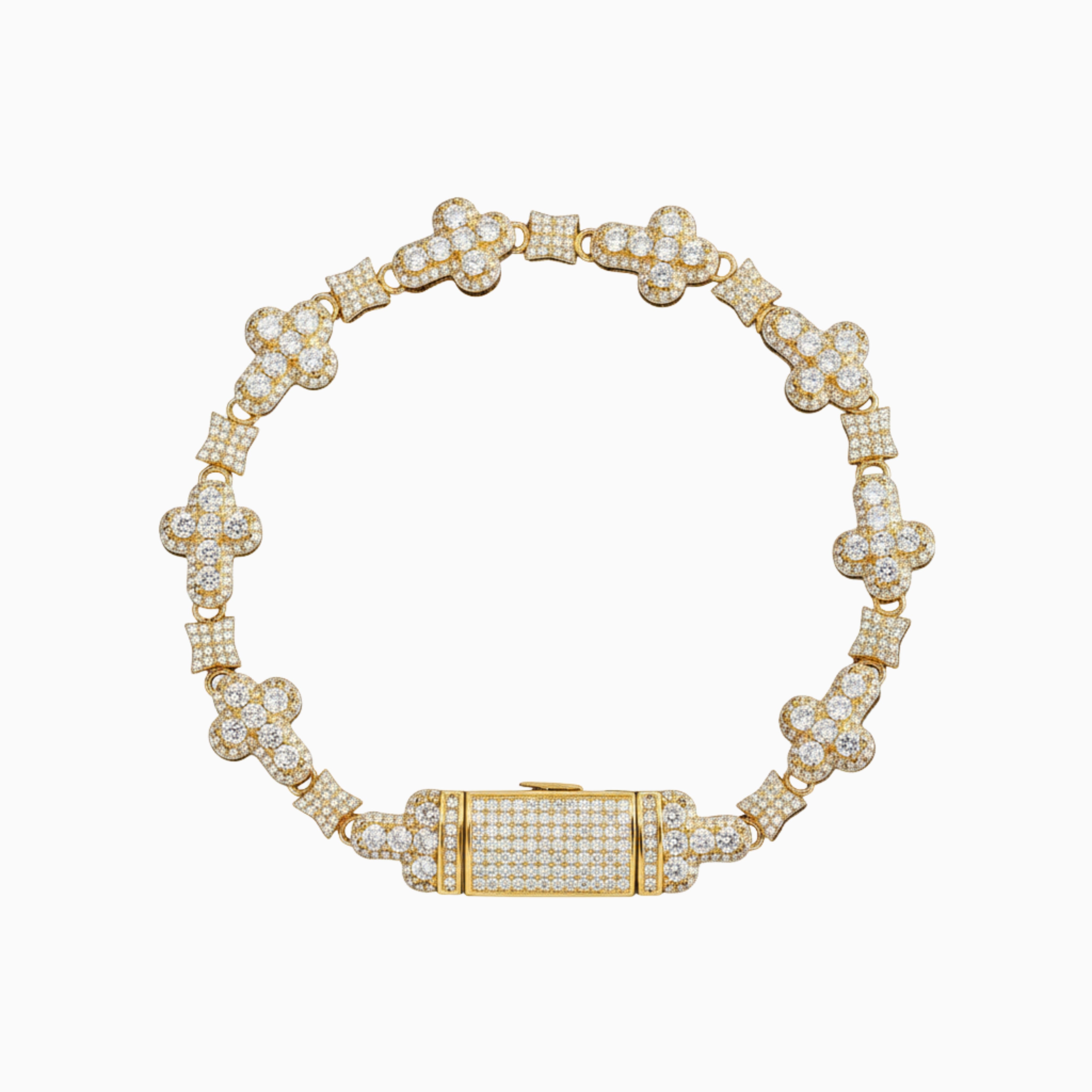 Clover Ice Bracelet