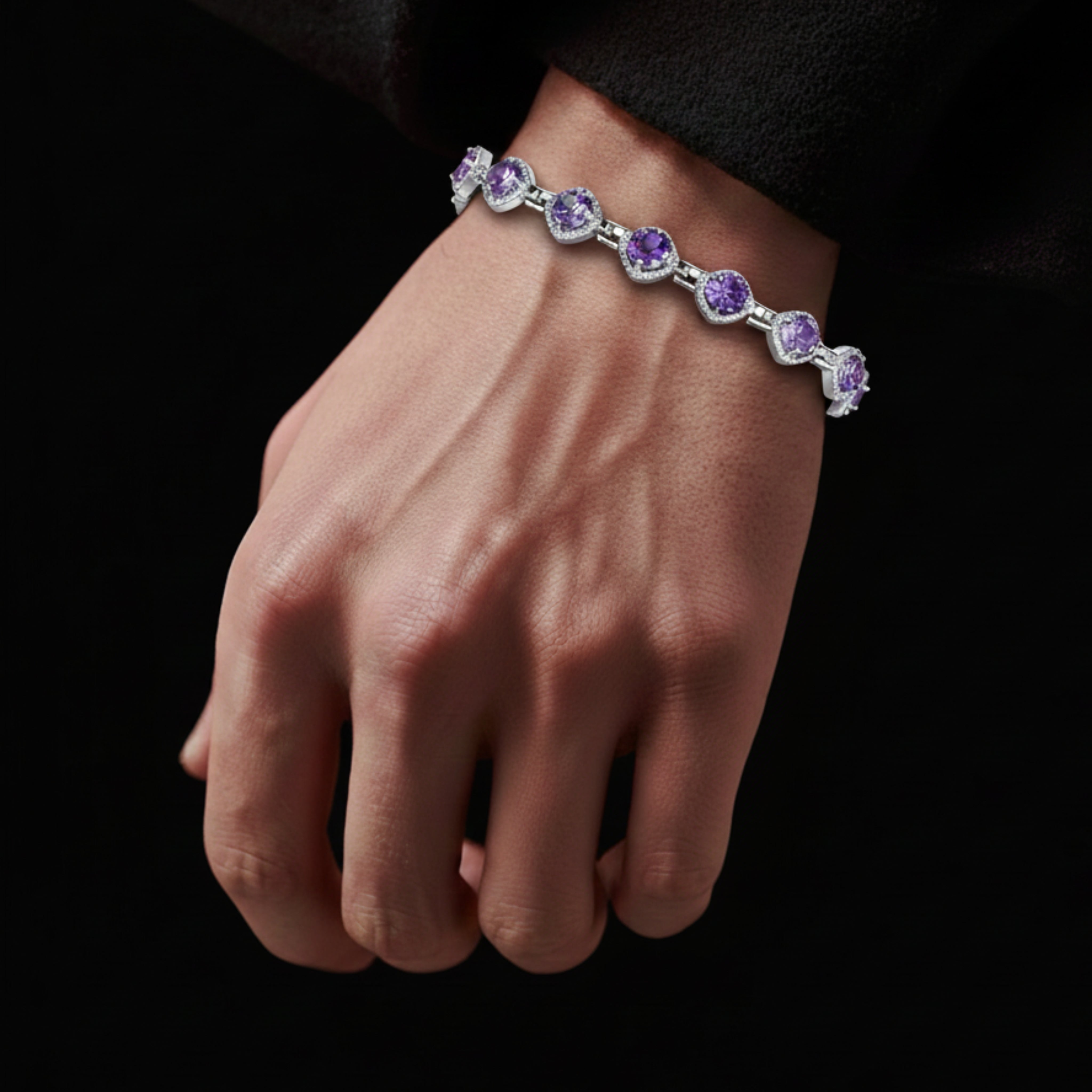 Crystal Halo Bracelet