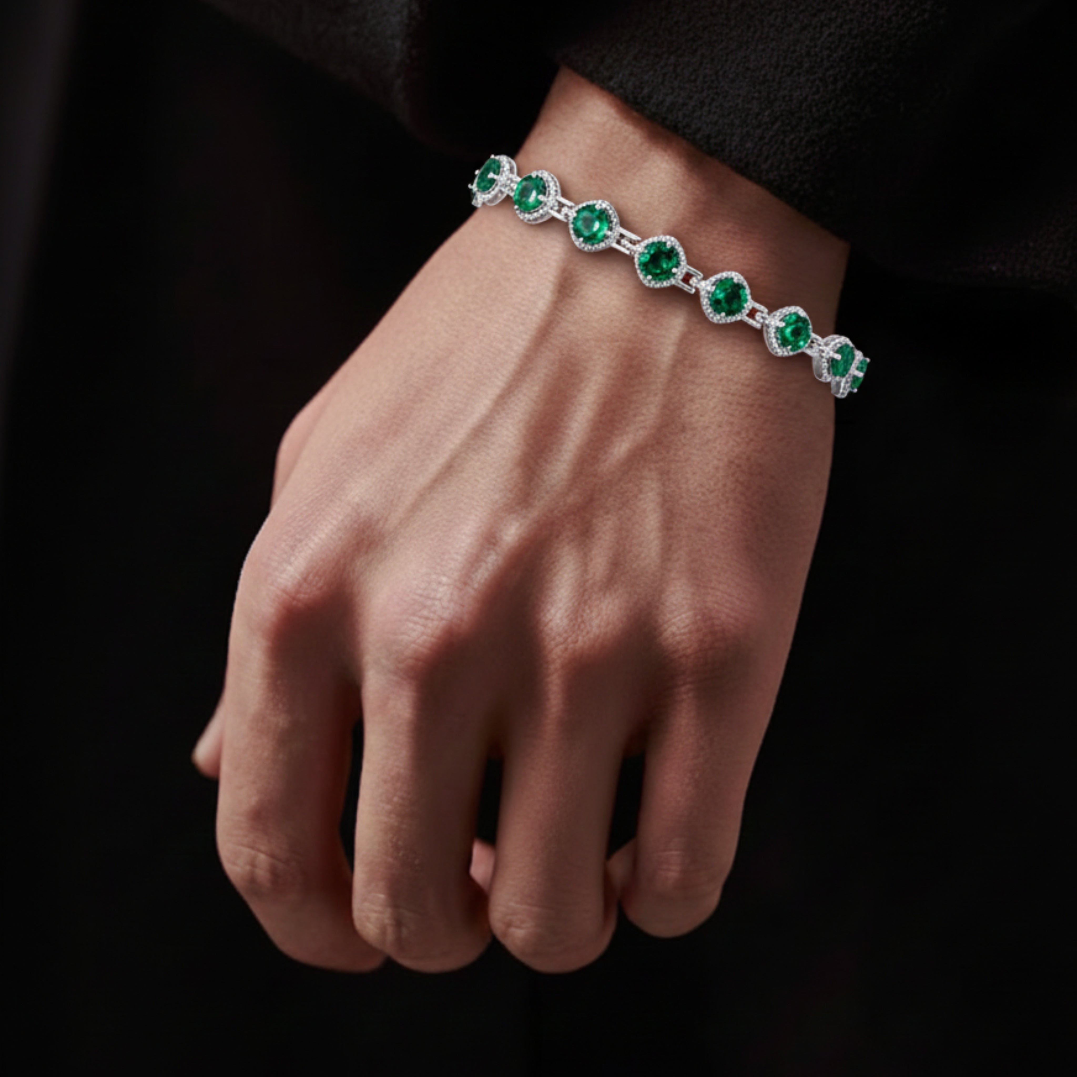Crystal Halo Bracelet