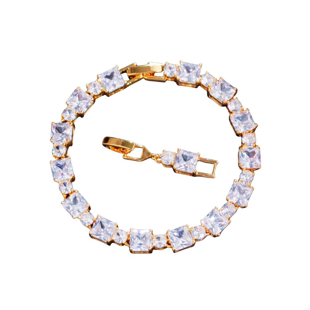 Square Ice Tennis Bracelet